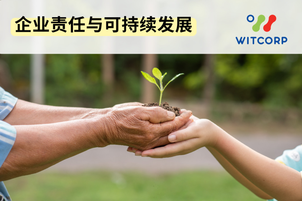 Corporate Responsibility and Sustainability 企业责任与可持续发展