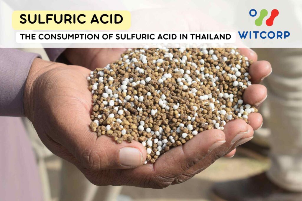 The consumption of sulfuric acid in Thailand